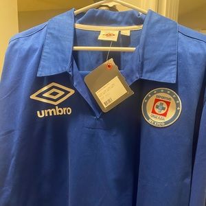 Cruz azul umbro jacket new with tags size xxl